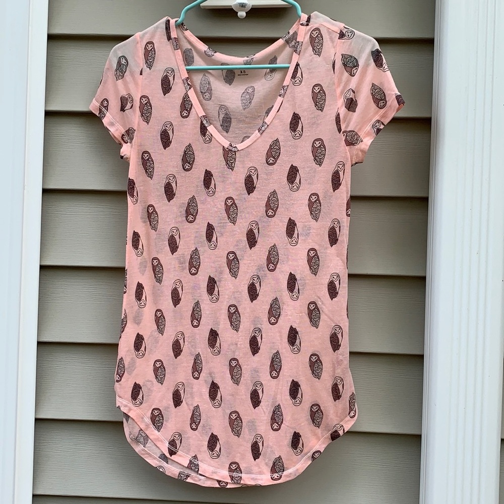 Peach tee shirt XS